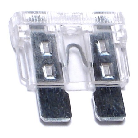 MIDWEST FASTENER 25 Amp Clear ATC Fuses 7PK 63206